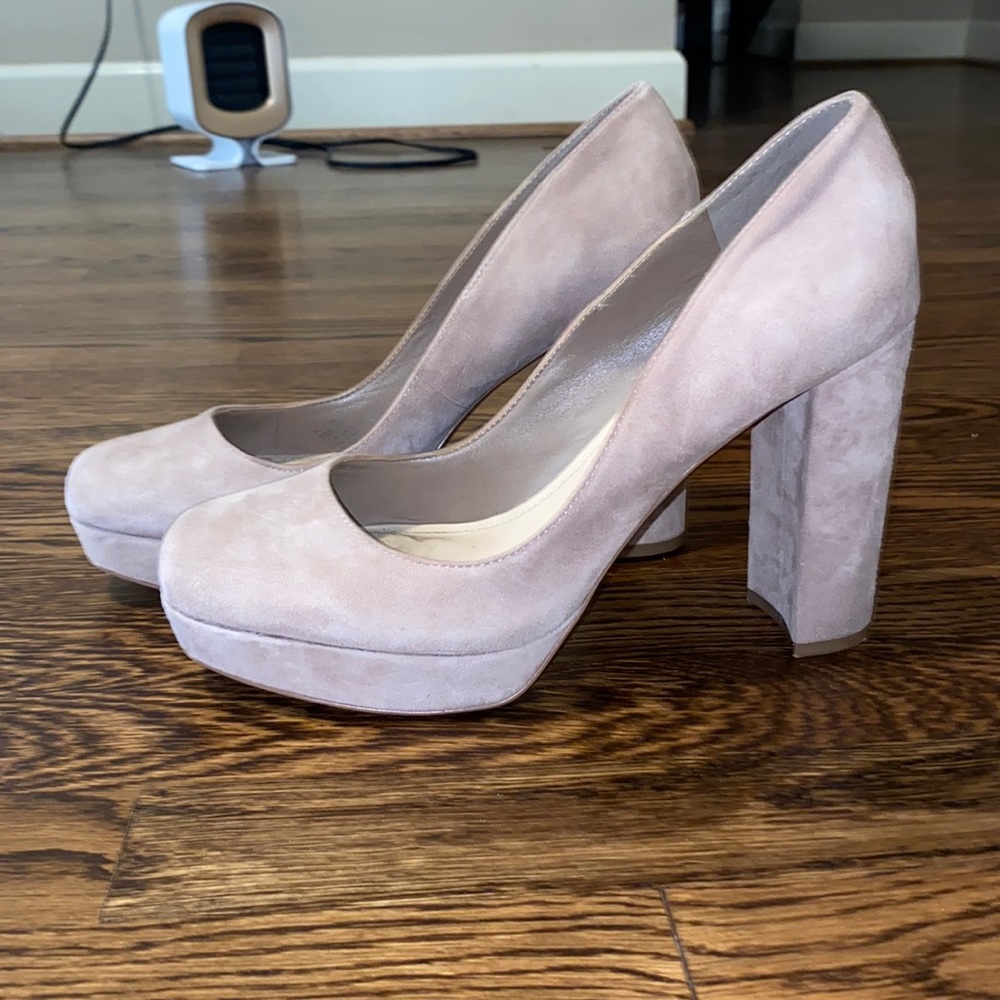 BCBG Suede Pumps